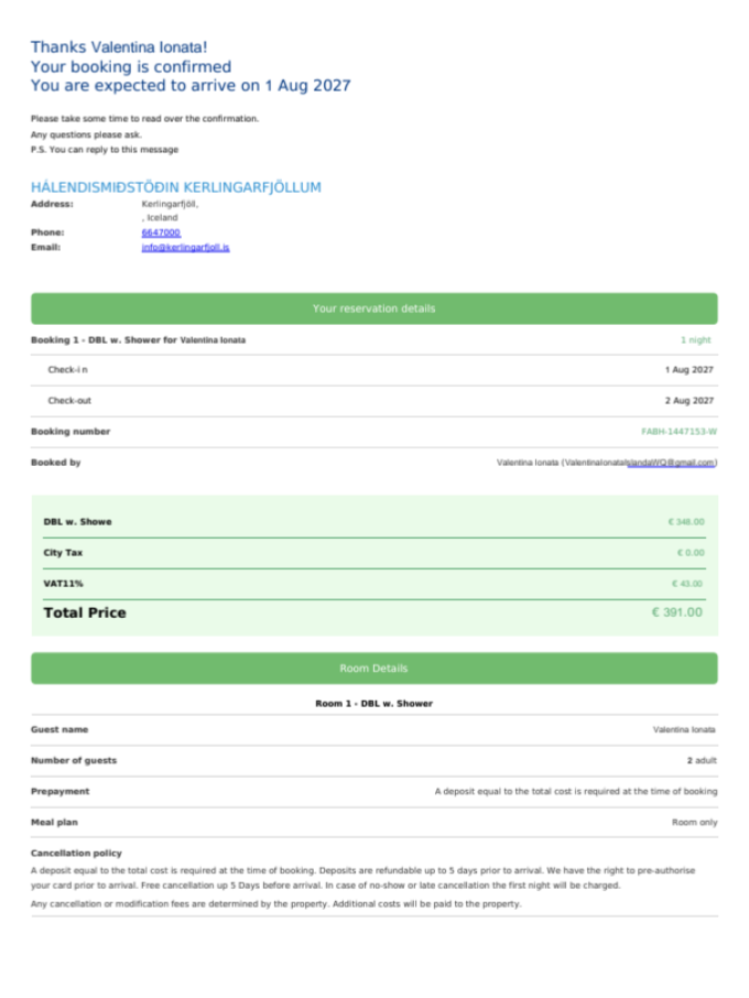 Esempio voucher prenotazione 1